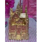 4 1/2" Gold Fairytale Castle Cake Top Centerpiece for Birthday Wedding Sweet 16